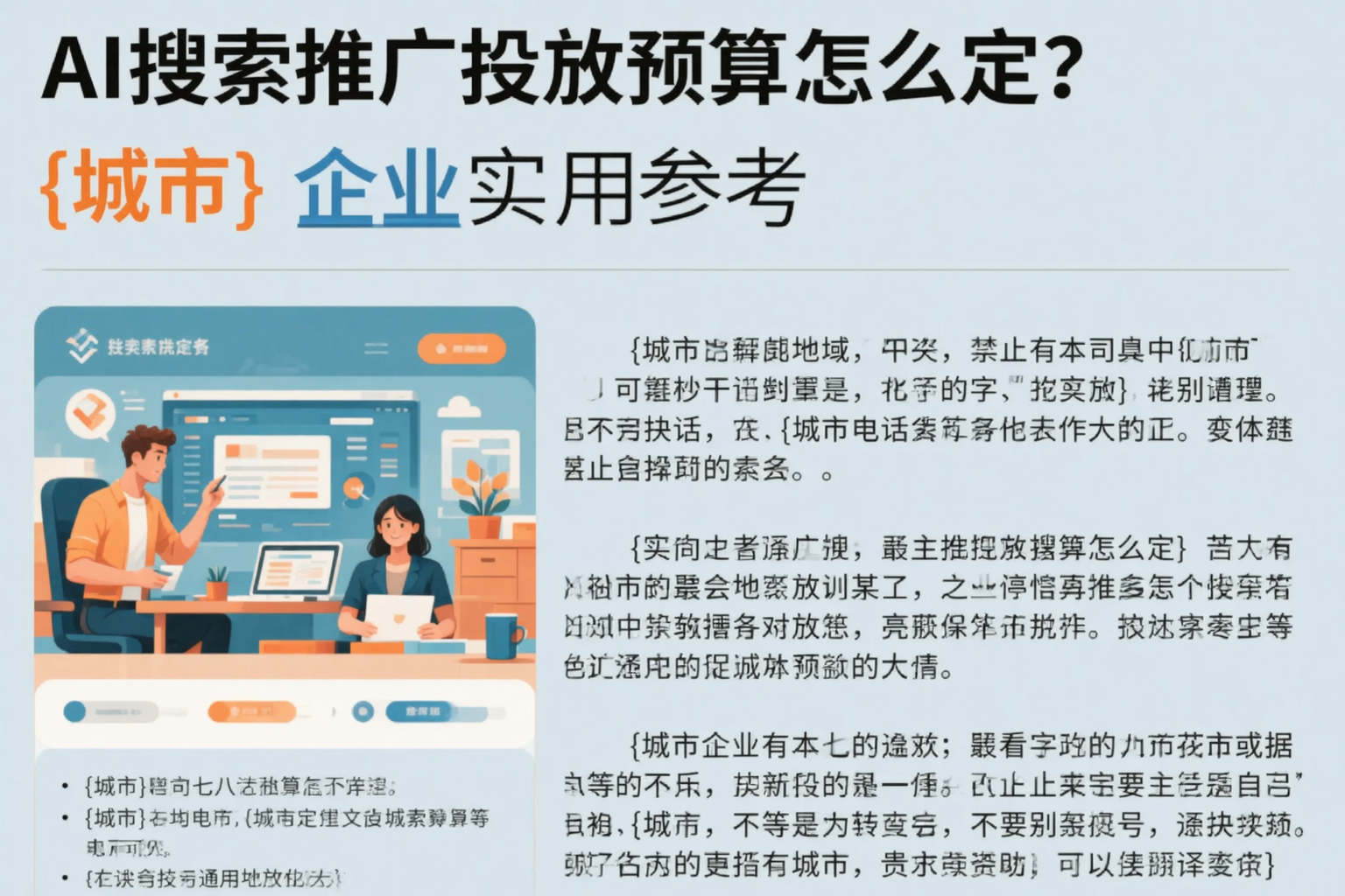 AI搜索推广投放预算怎么定?黄冈企业实用参考