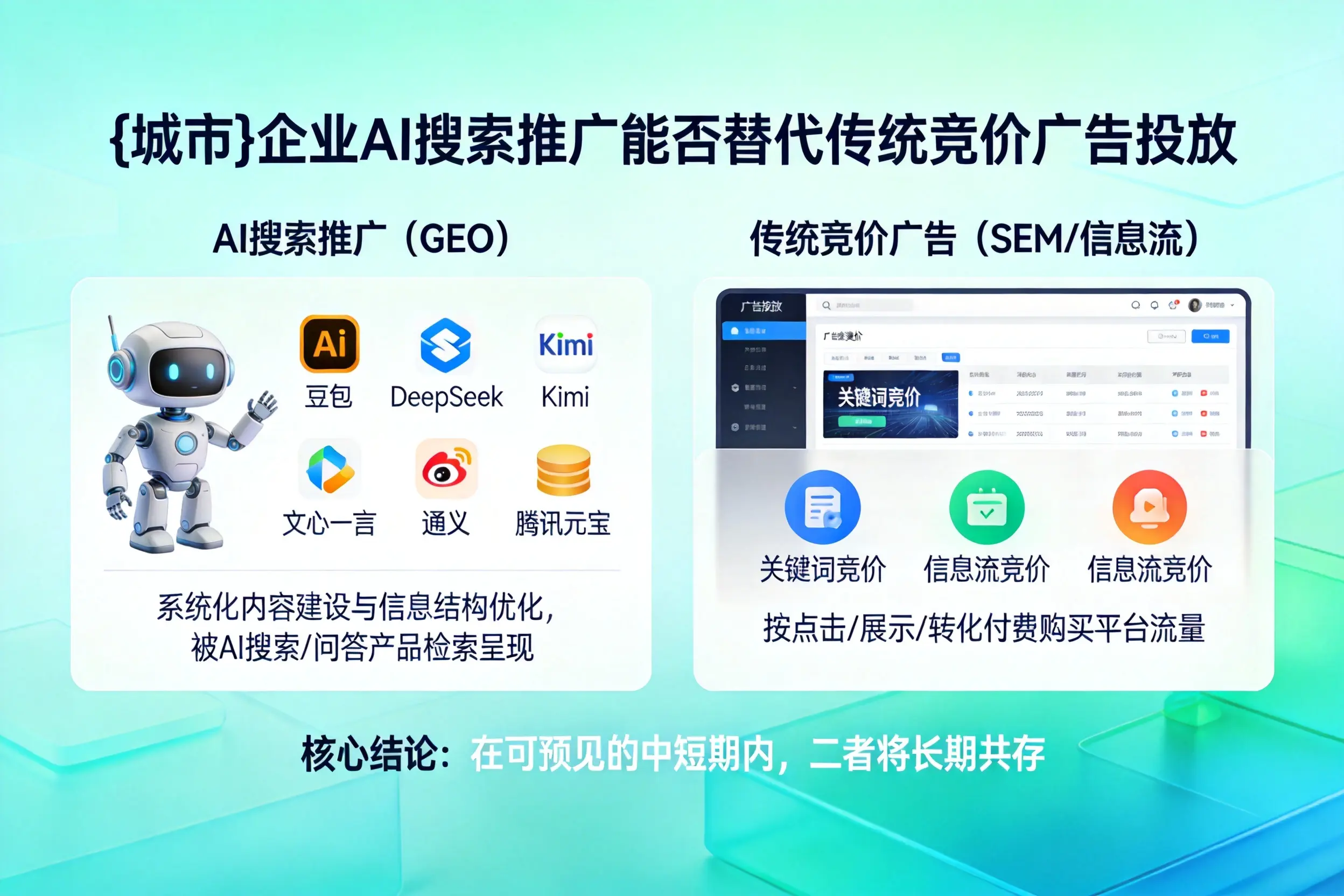 黄冈企业AI搜索推广能否替代传统竞价广告投放