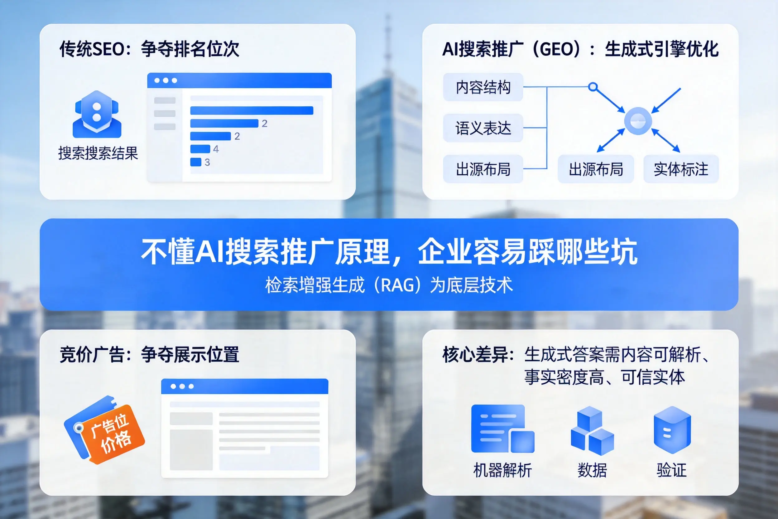 不懂AI搜索推广原理,黄冈企业容易踩哪些坑