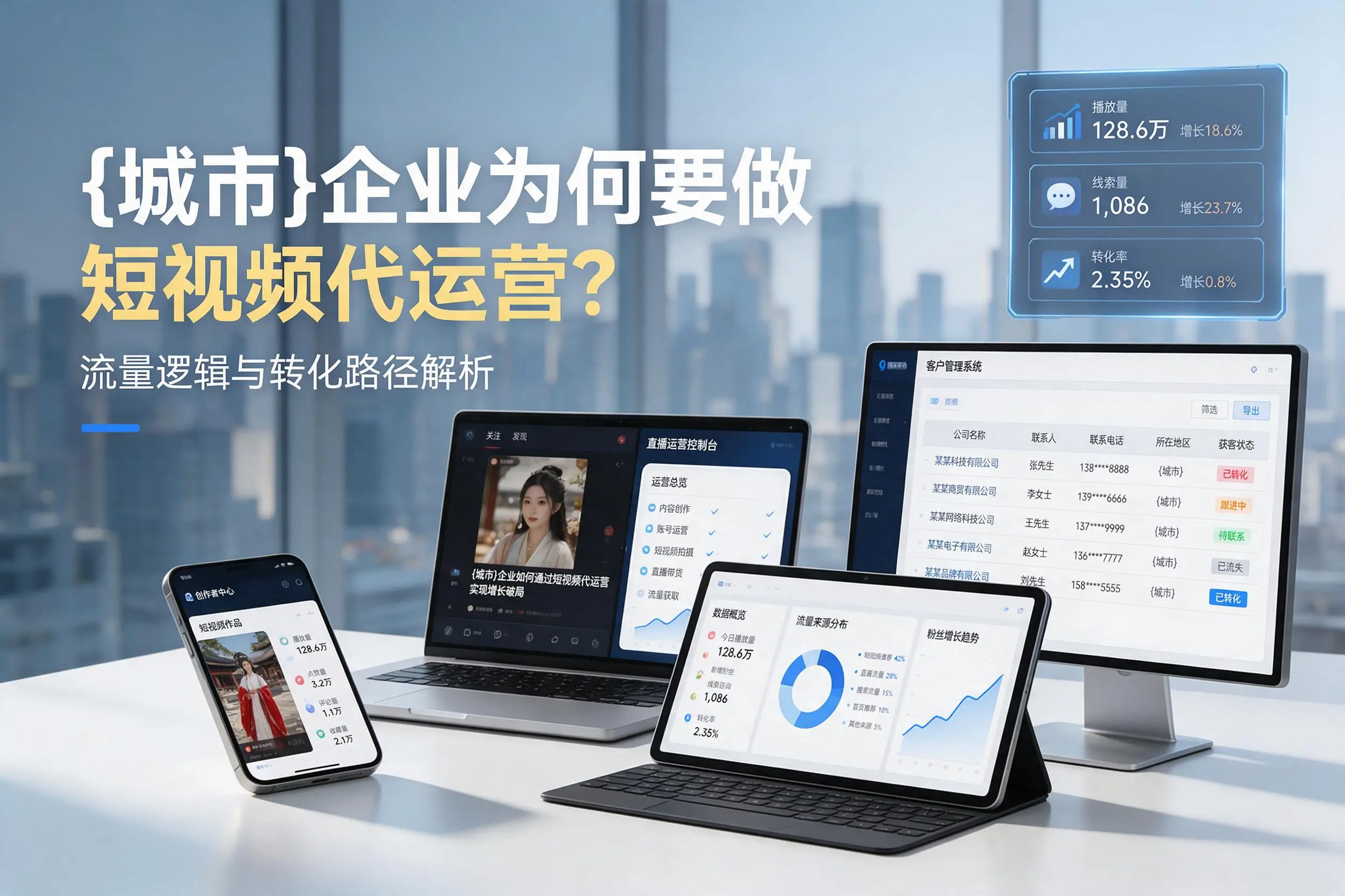 黄冈企业为何要做短视频代运营？流量逻辑与转化路径解析