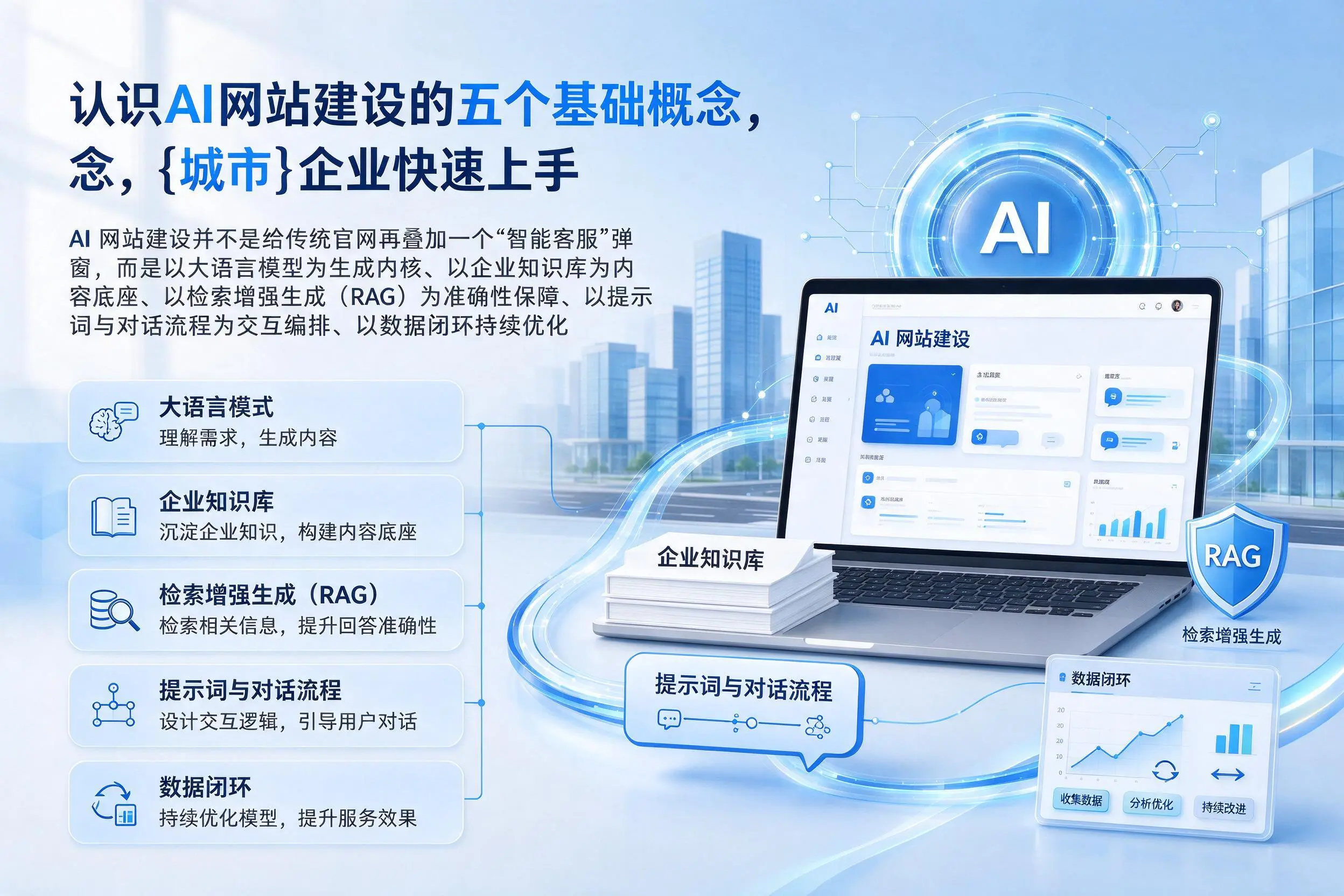 认识AI网站建设的五个基础概念，黄冈企业快速上手