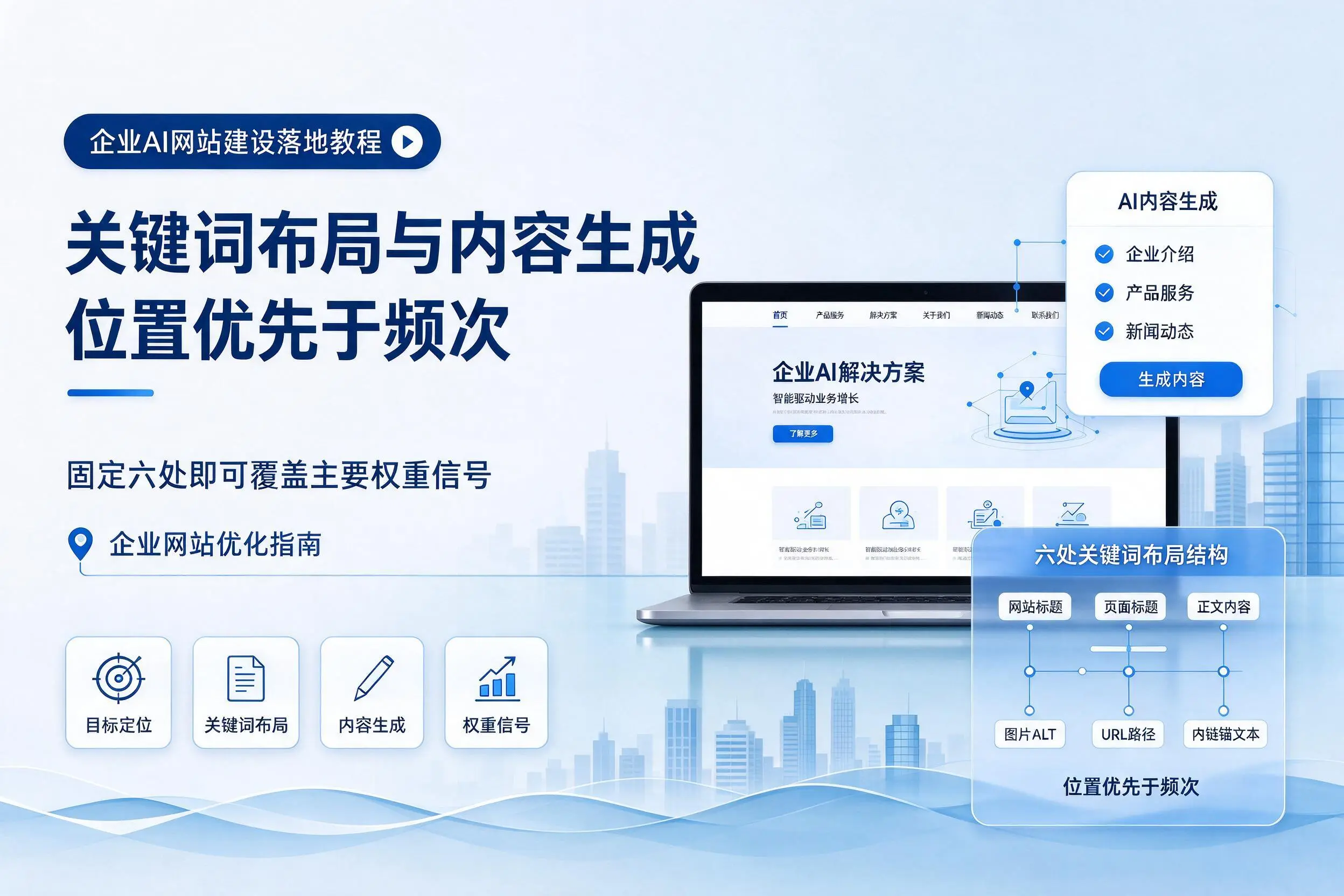 黄冈企业AI网站建设落地教程：关键词布局与内容生成